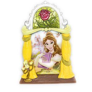 Disney Beauty And The Beast Princess Bell Resin 3D Picture Photo Frame 4x6